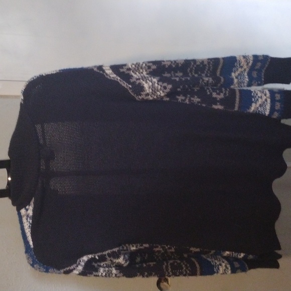 Mossimo Supply Co. Luxe Dark Knit Cardigan Effortless Style & Cozy Comfort, XL - Picture 3 of 4